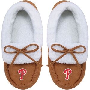 Philadelphia Phillies FOCO Youth Moccasin Slippers M(3-4